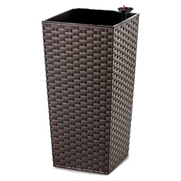 [MCX126000] ****Rey Planter Square Rattan Style 7.5in