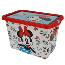 [2804] ****Disney Kids Storage Click Box 7L Minnie Vintage