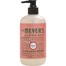 [13104] ****Mrs. Meyer's Clean Day Geranium Liquid Hand Soap 12.5 Oz