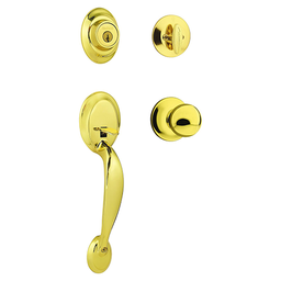 [96870-088] Kwikset Dakota Entry Handle Set, Polished Brass 96870-088 687DAXP 3 SMT