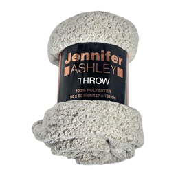 [71683] ****Jennifer Ashley Soft Plush Throw 50x60 In.