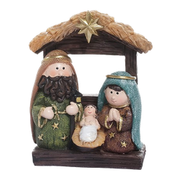 [831-P005-20] Miro Christmas Nativity 9.5x4x11.6cm