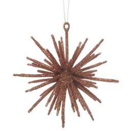 [831-XMTX215-1293CO] Miro Christmas Ornament 11x11x5cm Copper