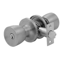[90450-012] ****Fanal Tilley Entry Knob Brushed Stainless Steel