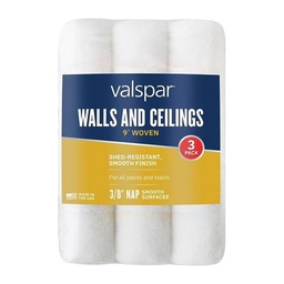 [888553900] Valspar Woven Walls &amp; Ceilings Roller Covers 9 In. (3-Pack)