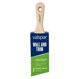 [882566350] Valspar Wall &amp; Trim Short Angle Wood Handle Brush 2 In.