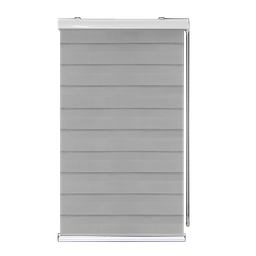 [KC202052317GY] Kenneth Cole Luxury Zebra Blinds 42x90 In. (Daylight) Grey