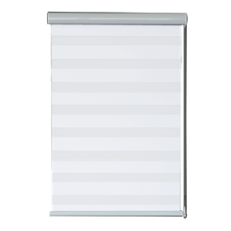 [KC202052324WH] Kenneth Cole Luxury Zebra Blinds (Blackout), White /42x90"