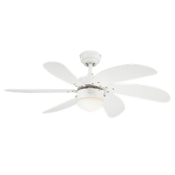 [72517] Westinghouse Turbo Max Ceiling Fan 42 In., White (C.F.M - 4410)