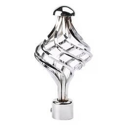 [722-82117-2848BLKSILK CHCR28492 / 1434257] Classy Homes Curtain Rod 28-48 In., Blacksilk - Plated