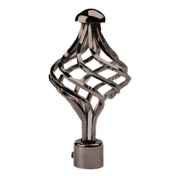 [CHCR28498 / 1434259] Classy Homes Curtain Rod 84-120 In., Blacksilk - Plated