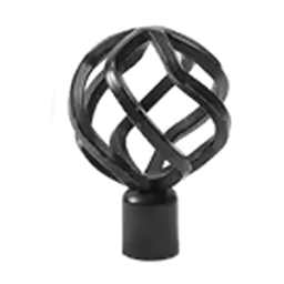 [722-82442-2848BLK-P CHCR28538 / 1434299] ****Classy Homes Curtain Rod 28-48 In., Black - Painted