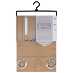 [WPSG44561FBC] Anza Grommet Window Curtain Panel 55 x 90 In. Bronze