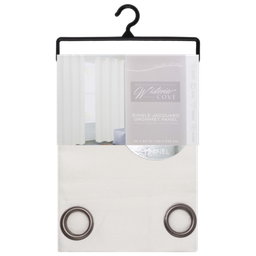 [WPSG44567FBC] Lenox Grommet Window Curtain Panel 55 x 90 In. Ivory