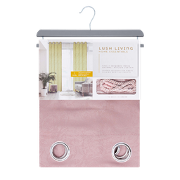 [WPSG44931FBC] Nina Grommet Window Curtain Panel 55 x 90 In. Pink