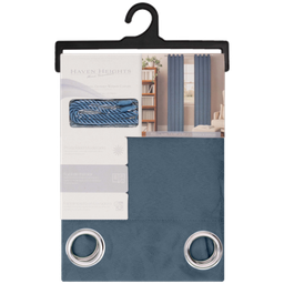 [WPSG47523HBT] Bontaina Grommet Window Curtain Panel with Tie Back 55 x 90 In. Seafoam