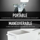 Permasteel Cooler 80 Qt. White