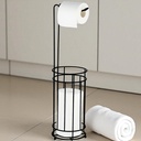 Royal Homes Freestanding Toilet Paper Holder Metal, Black