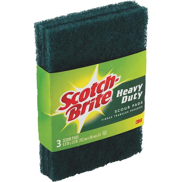 ****Scotch-Brite Heavy Duty Scour Pad, 6 In. x 3.8 In. (3-Pack)