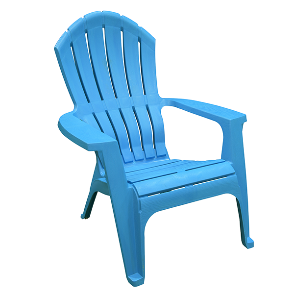 ****Adams RealComfort Resin Adirondack Chair Pool Blue