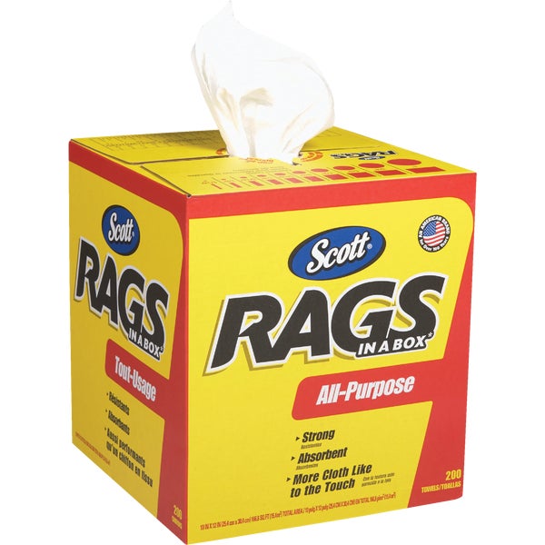****Scotts Rags in a Box, White (200 Ct.)