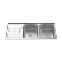 Royal Homes Kitchen Sink With Drainer, Stainless Steel