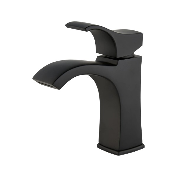 Pfister Venturi 4 In. Centerset Single-Handle Bathroom Faucet in Matte Black