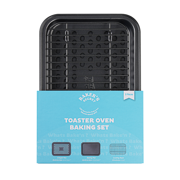 ****Baker's Secret Essential Toaster Oven Set