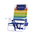 ****Nautica Beach Chair 5-Position, Rainbow Fade Stripe