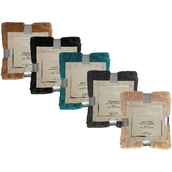 Mythology by Home Living Solid Flannel Blanket 50" x 60"