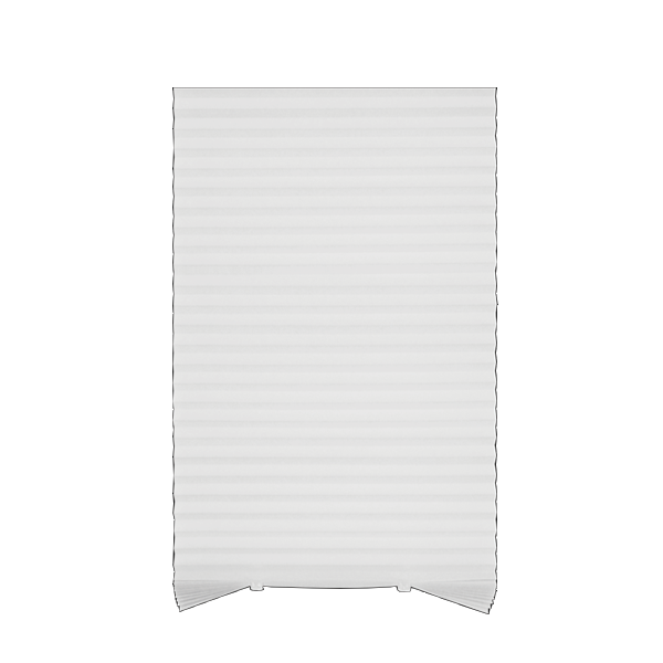 ****Kenneth Cole Temporary Pleated Blinds 29 x 90 In., White
