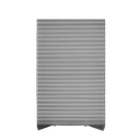 ****Kenneth Cole Temporary Pleated Blinds 60x90 In., Grey