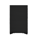 ****Kenneth Cole Temporary Pleated Blinds, Black/78x90