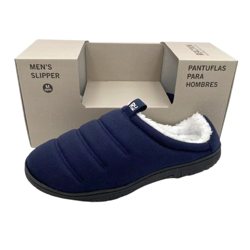 ****Kenneth Cole Men Mule Slipper Navy, Large