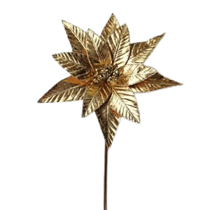 Christmas Poinsettia Stem 35x60cm