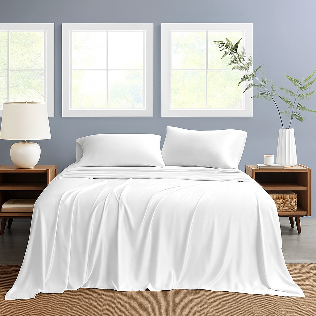 Nautica Queen Sheet Set 4pc White