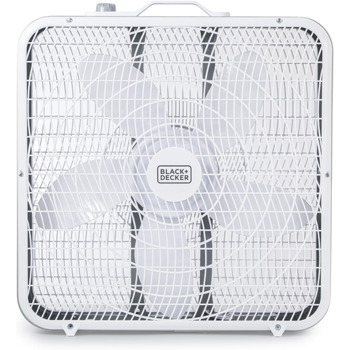 Black &amp; Decker Box Fan 20 In. White