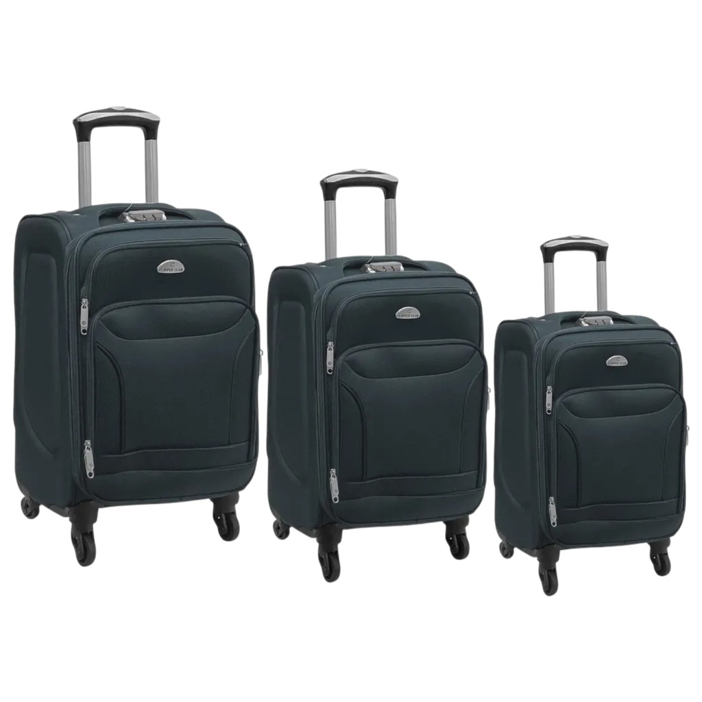 Clipper Club 3pc Luggage Set, Grey
