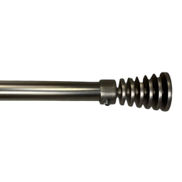 [HHHD-CTRD-01110 (RH107-84SN-P) CHCR30029] Classy Homes Curtain Rod 48-84 in Double Sarding Nickel 16/19