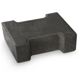 [P054608] ****Bescrete 60MM Interlocking I Paver, Black x528Pcs