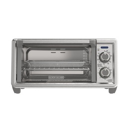 [TO4125-0SDLA] Black &amp; Decker Air Fryer Toaster Oven 4-Slice, Stainless Steel / Dark Grey