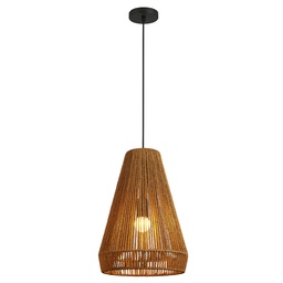[00344H] Home Delight Pendant with Rattan Shade 1 x E27 40W