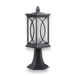 [9411P-BK RHOPL31708] Royal Homes Outdoor Post Light, E27 60W Black