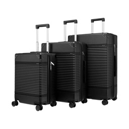 [ELLUGSETOPBLBK - 24In.] ****Elle Belleville Composite Luggage with Double Spinner Wheels 24In., Black