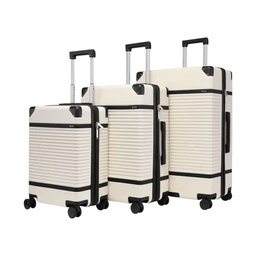 [ELLUGSETOPBLCH - 28in.] ****Elle Belleville Composite Luggage with Double Spinner Wheels 28In., Champagne