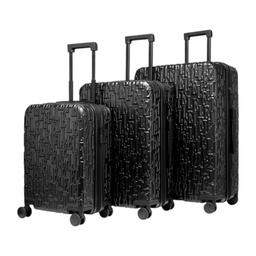[ELLUGSETOPWFBK - 24In.] ****Elle Wayfarer Composite Luggage with Double Spinner Wheels 24In., Black