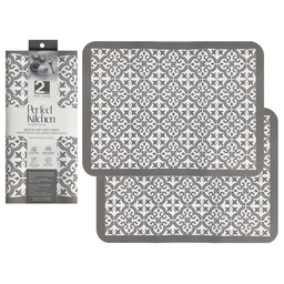 [768-1447064] Perfect Kitchen Quick-Dry Mats 2pc Set
