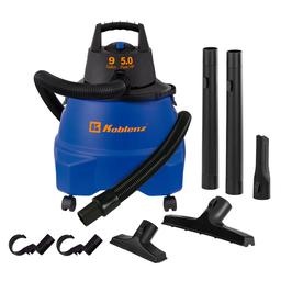 [986-WD-9L212] Koblenz Wet Dry Vacuum 9 Gallon 5.0 PHP