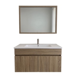 [DHM-2424D-100] Royal Homes Bathroom Vanity with Mirror, 39.37In.x18.1In.x31.49In.