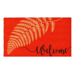 [HHHD-FLMT-01085/ RH3330] Classy Homes PVC-Backed Coir Mat with Bleached Base, 18 x 30 In., 15mm Thick